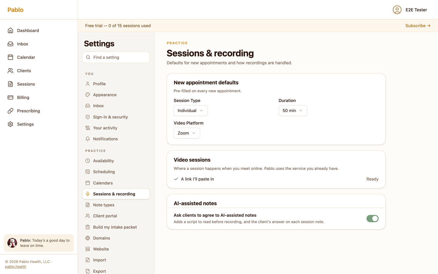 AI-assisted notes